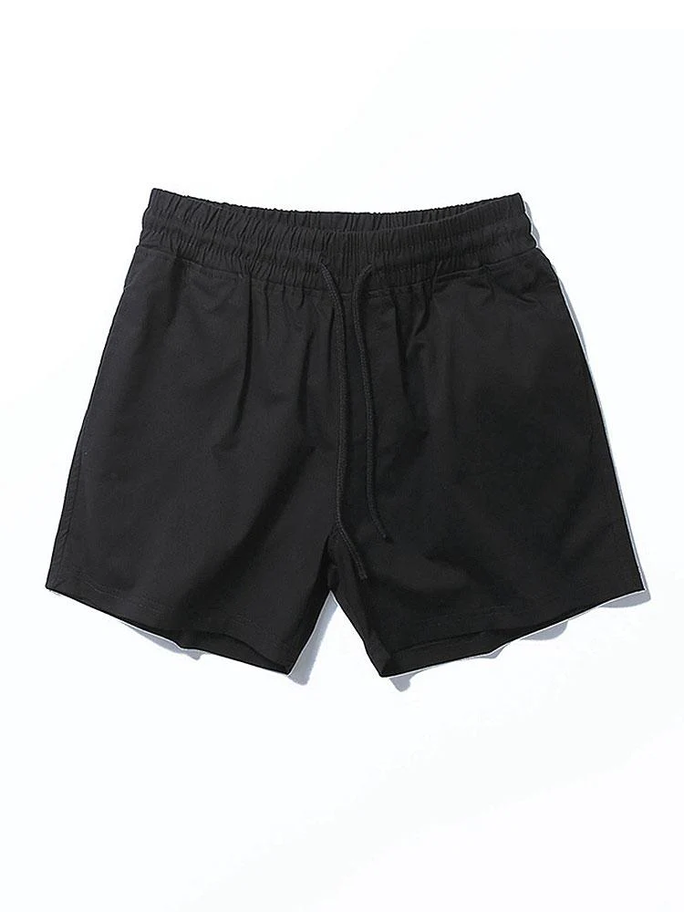 3 Stück Baumwolle 3" Kordelzug Shorts - Image 8