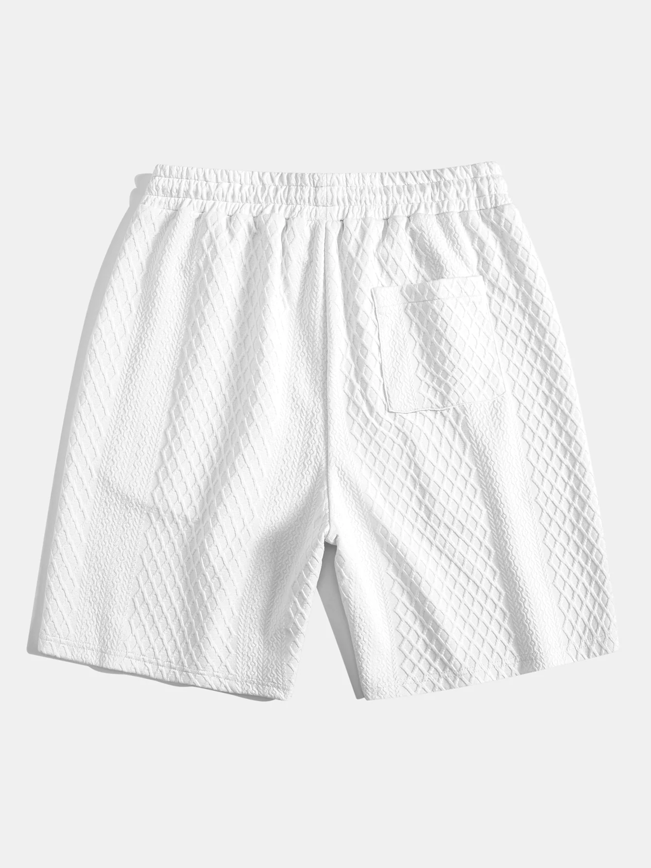 3 Stück Diamant Geometrische Jacquard Kordelzug Shorts - Image 10