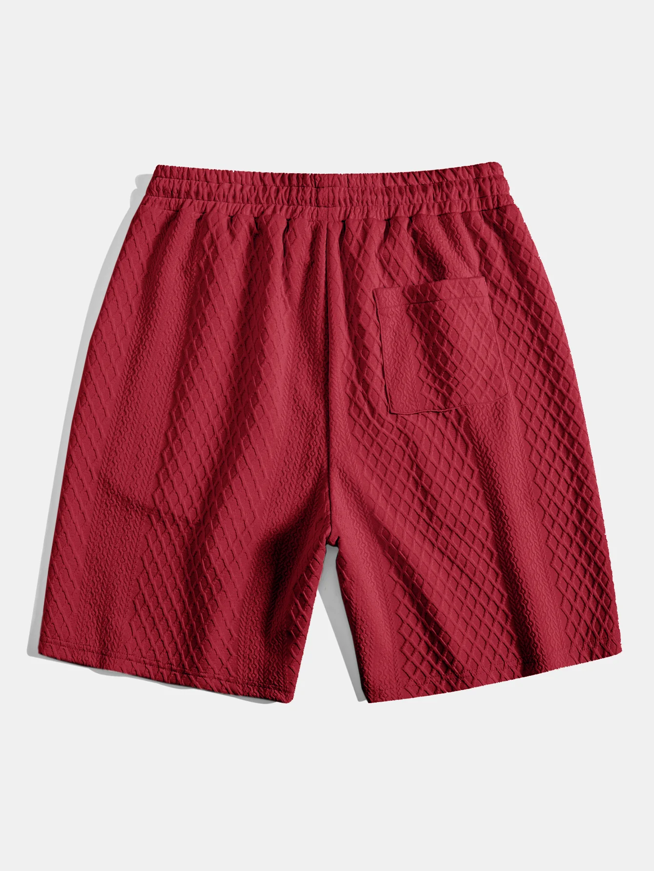 3 Stück Diamant Geometrische Jacquard Kordelzug Shorts - Image 14