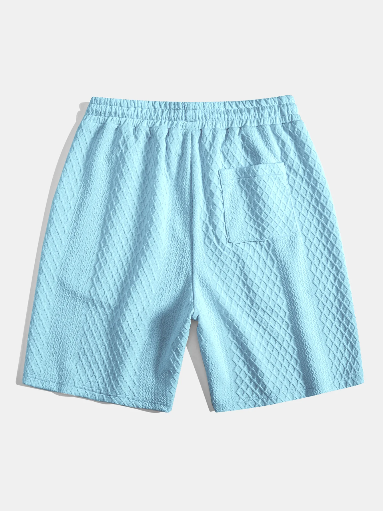 3 Stück Diamant Geometrische Jacquard Kordelzug Shorts - Image 16