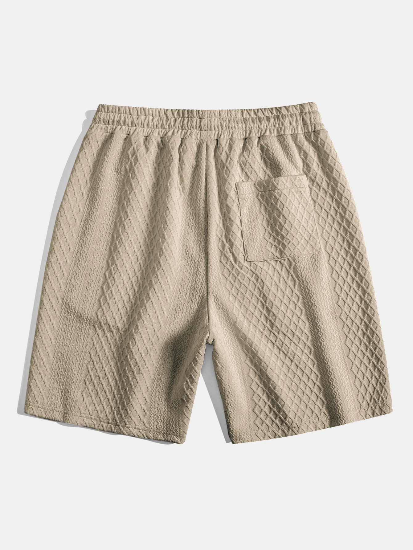 3 Stück Diamant Geometrische Jacquard Kordelzug Shorts - Image 6