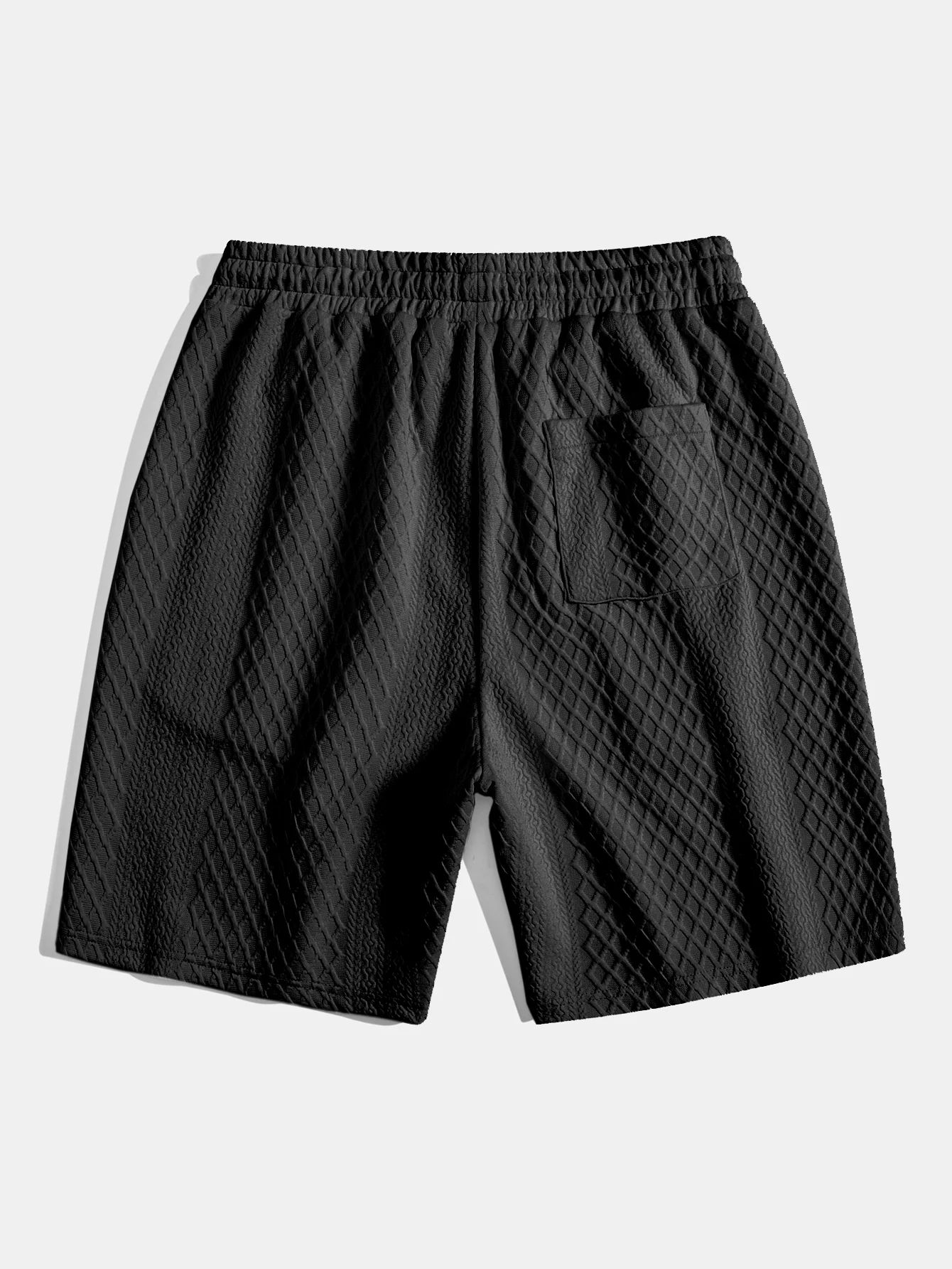 3 Stück Diamant Geometrische Jacquard Kordelzug Shorts - Image 8