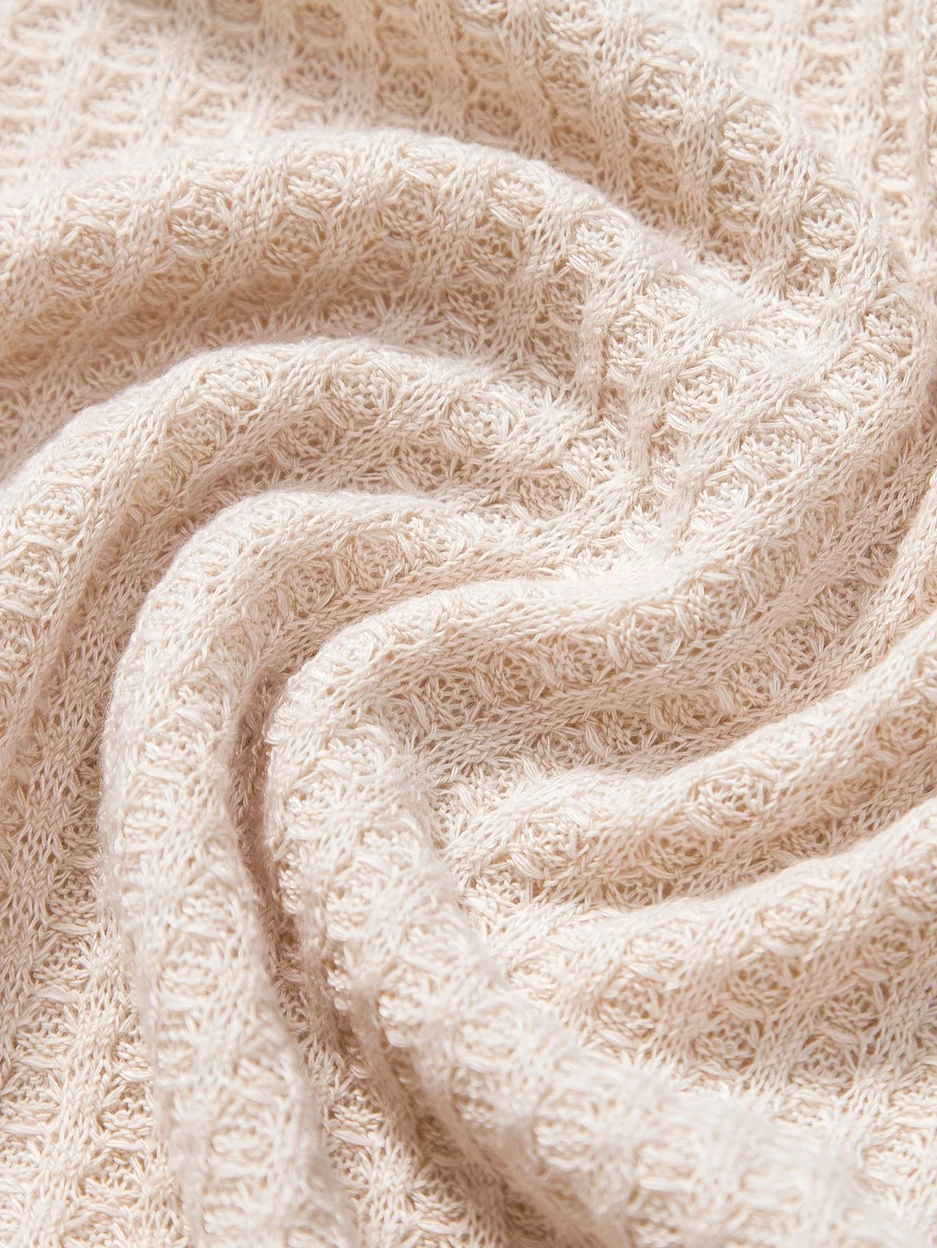 Gestricktes Waffel-Polohemd - Image 6