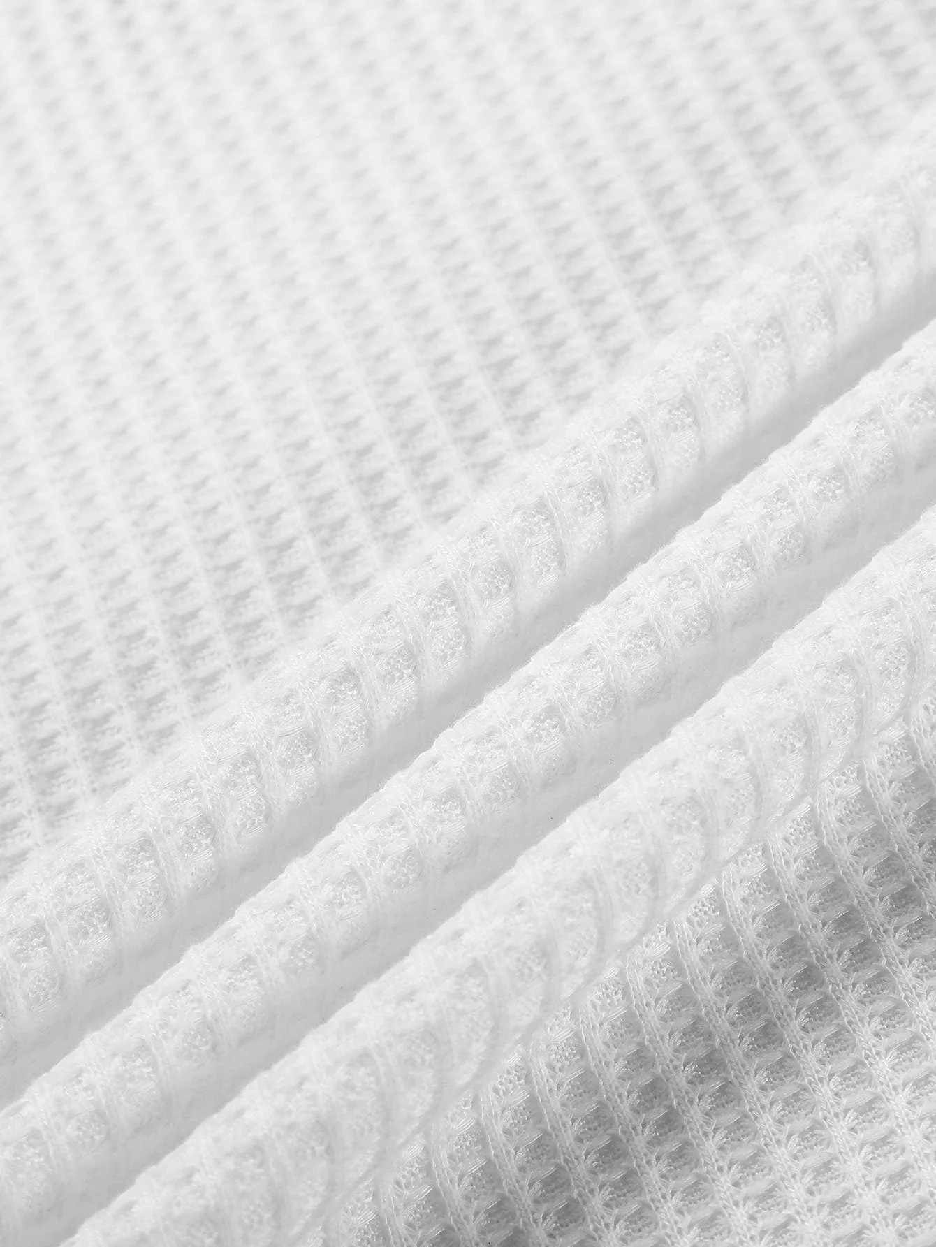 3 Stück Langarm Strick Waffel Stehkragen T-Shirts - Image 7
