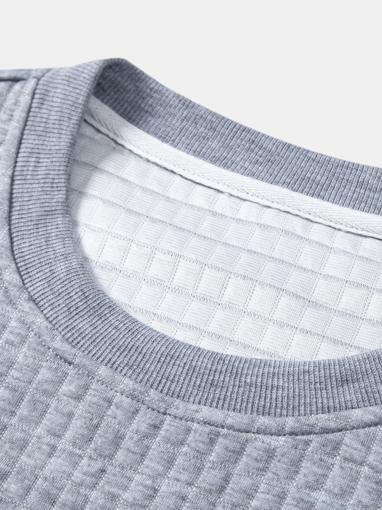 3 Stück Langarm Waffel Arc Saum T-Shirts - Image 14