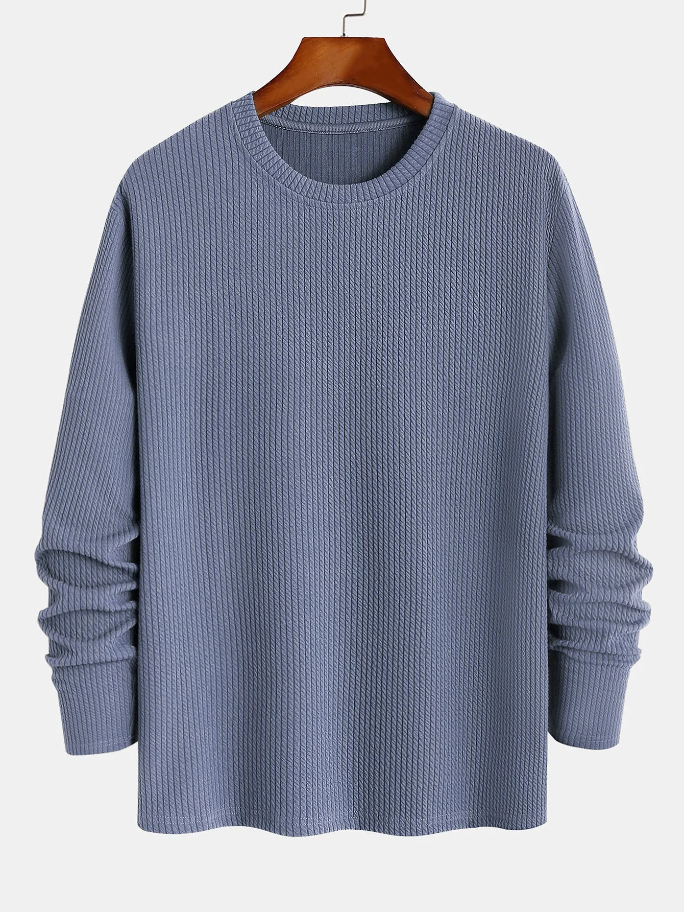 3 Stück Langarm Muskel-Fit Ripp-T-Shirt - Image 8