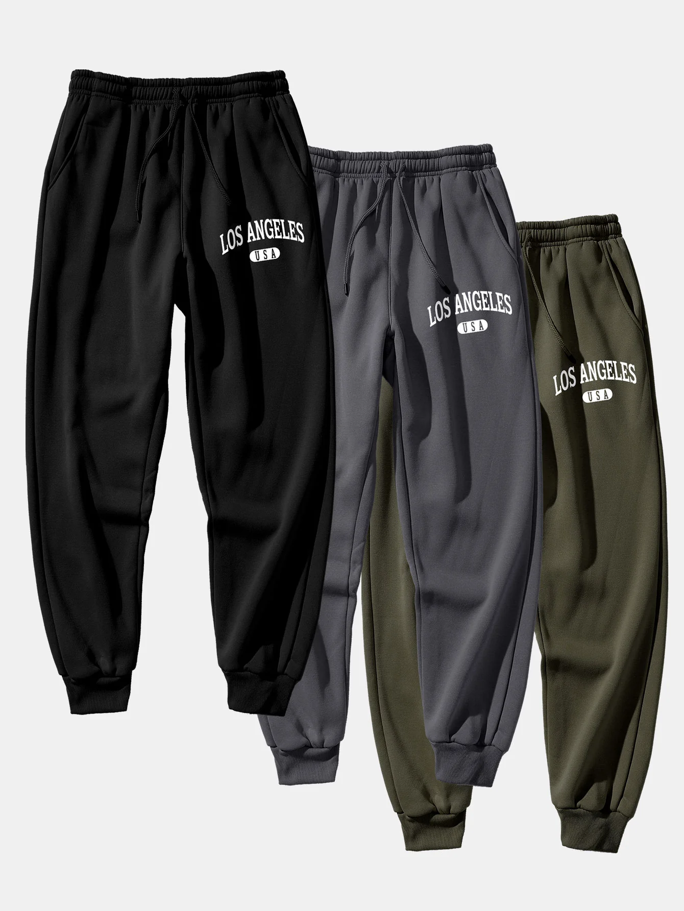3 Teile Los Angeles Print Jogginghose - Image 3