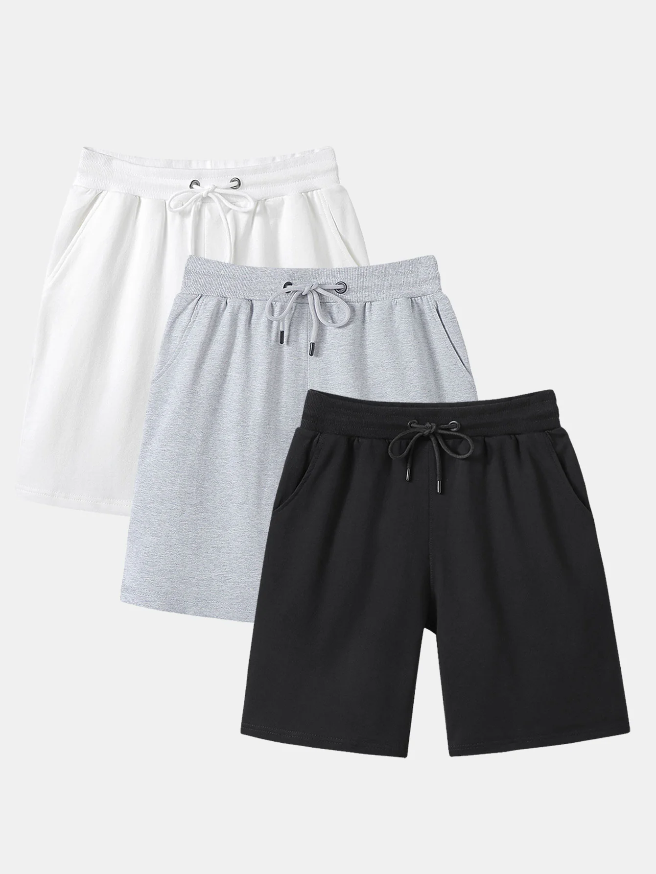 3 Stück Mittellange Shorts