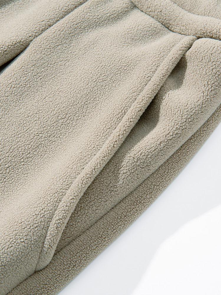 3 Teile Polarfleece Lockere Passform Gerade Bein Hose - Image 15