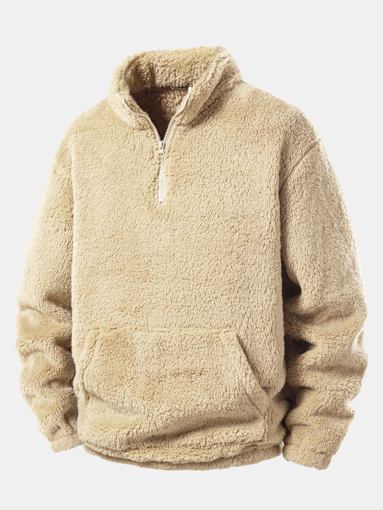 3 Pieces Quarter Zip Teddy Sweatshirts - Image 4