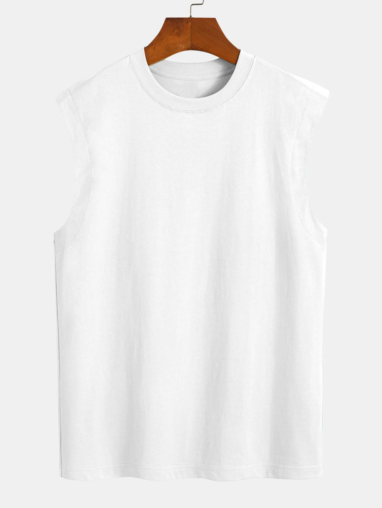 3 Stück Relaxed Fit Baumwolle Drop-Shoulder Ärmellose T-Shirts - Image 13