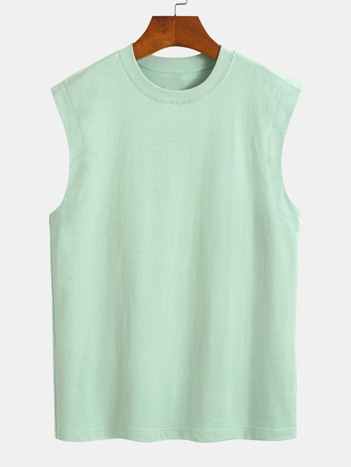 3 Stück Relaxed Fit Baumwolle Drop-Shoulder Ärmellose T-Shirts - Image 17