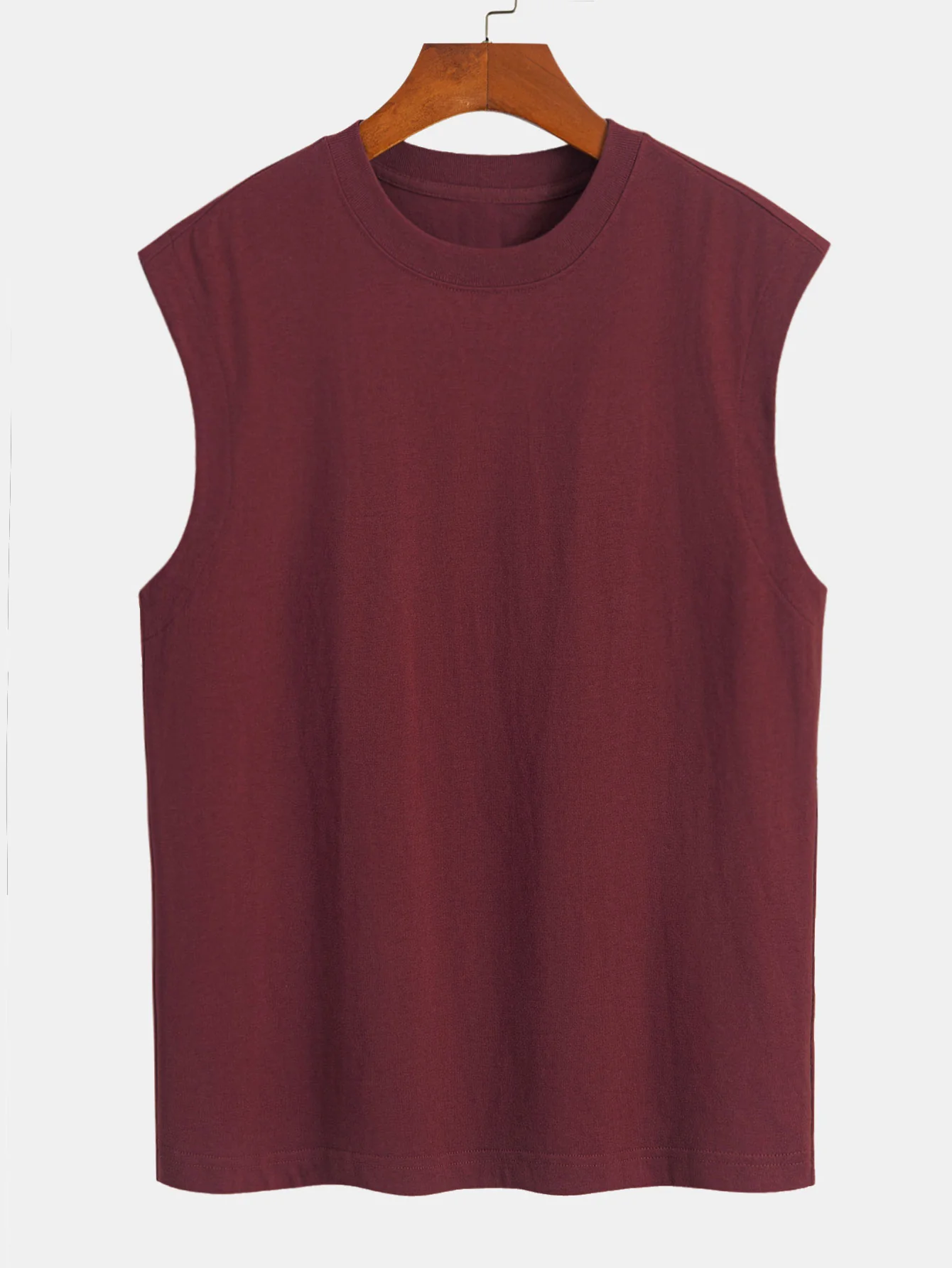 3 Stück Relaxed Fit Baumwolle Drop-Shoulder Ärmellose T-Shirts - Image 19