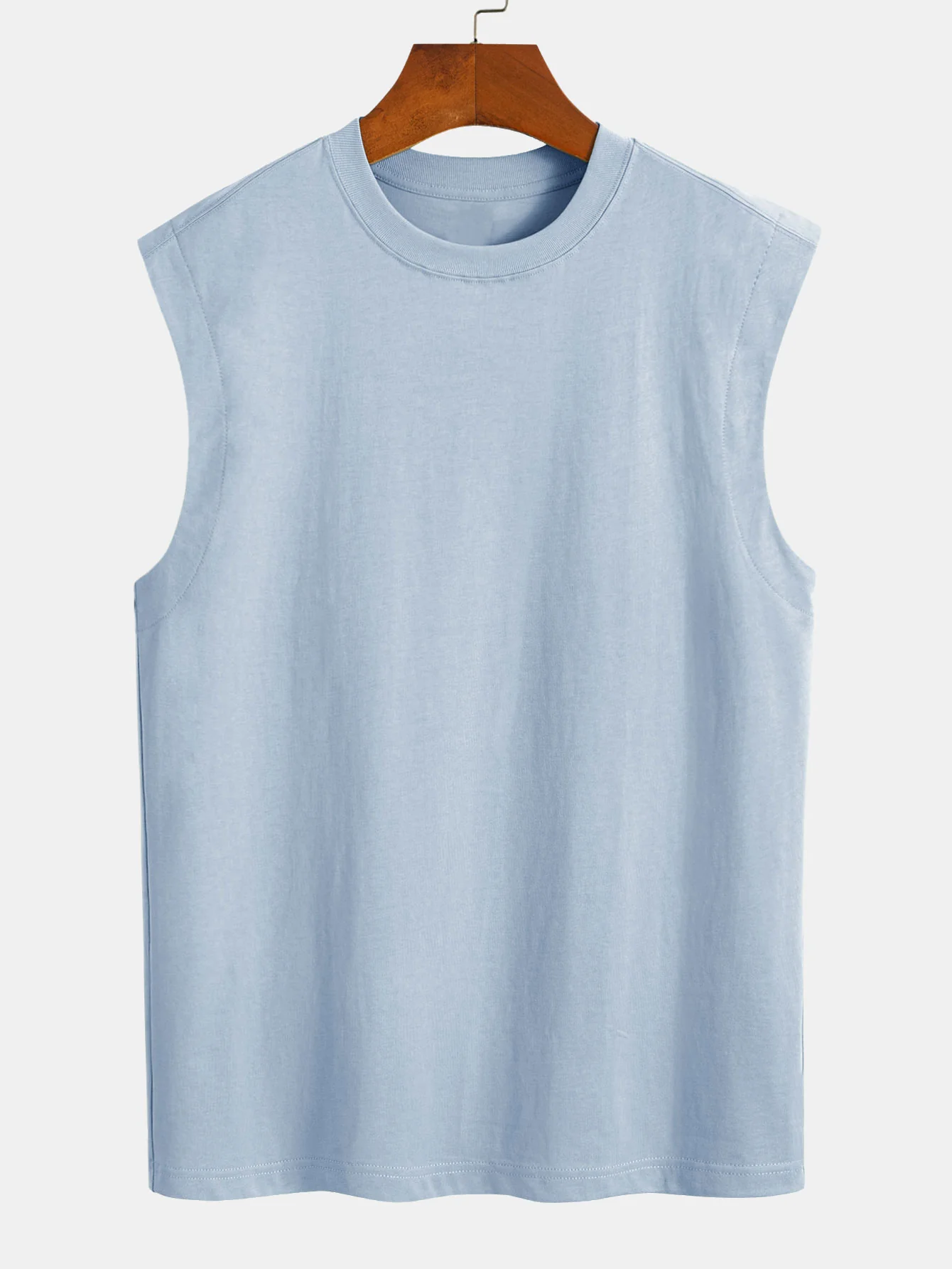 3 Stück Relaxed Fit Baumwolle Drop-Shoulder Ärmellose T-Shirts - Image 9