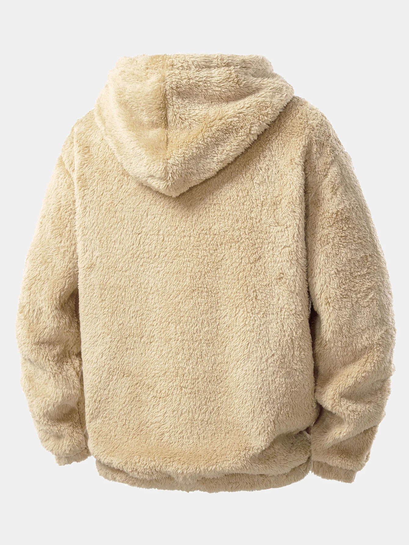 3 Pieces Smiley Face Embroidered Teddy Hoodie - Image 5
