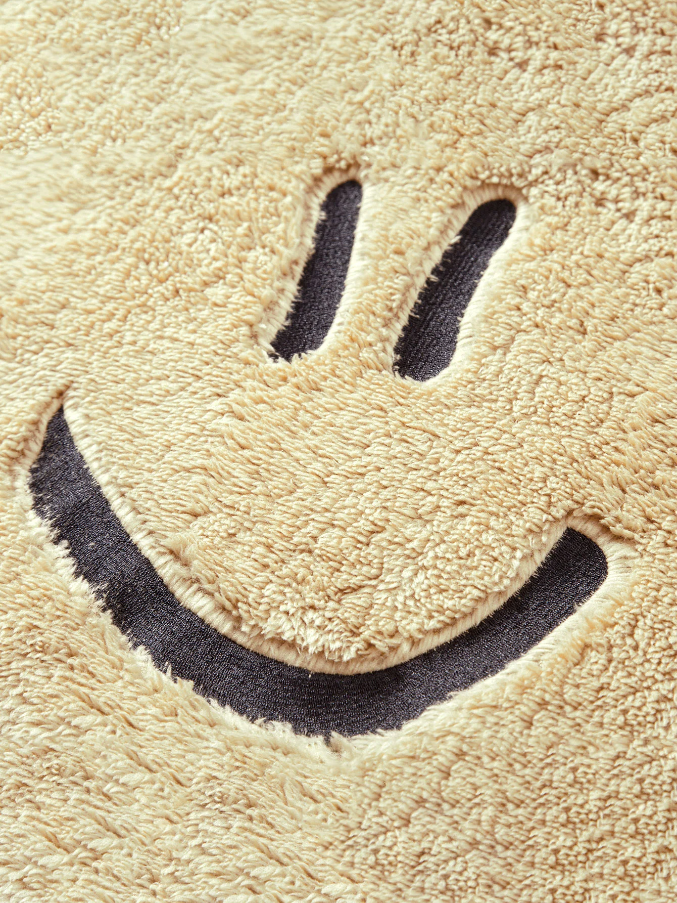 3 Pieces Smiley Face Embroidered Teddy Hoodie - Image 6