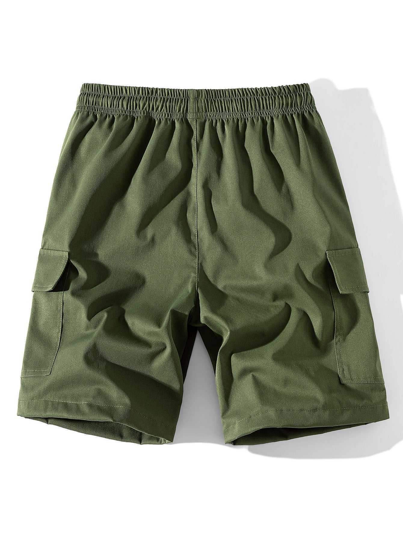3 Stücke einfarbige Cargo-Shorts mit Kordelzug - Image 10