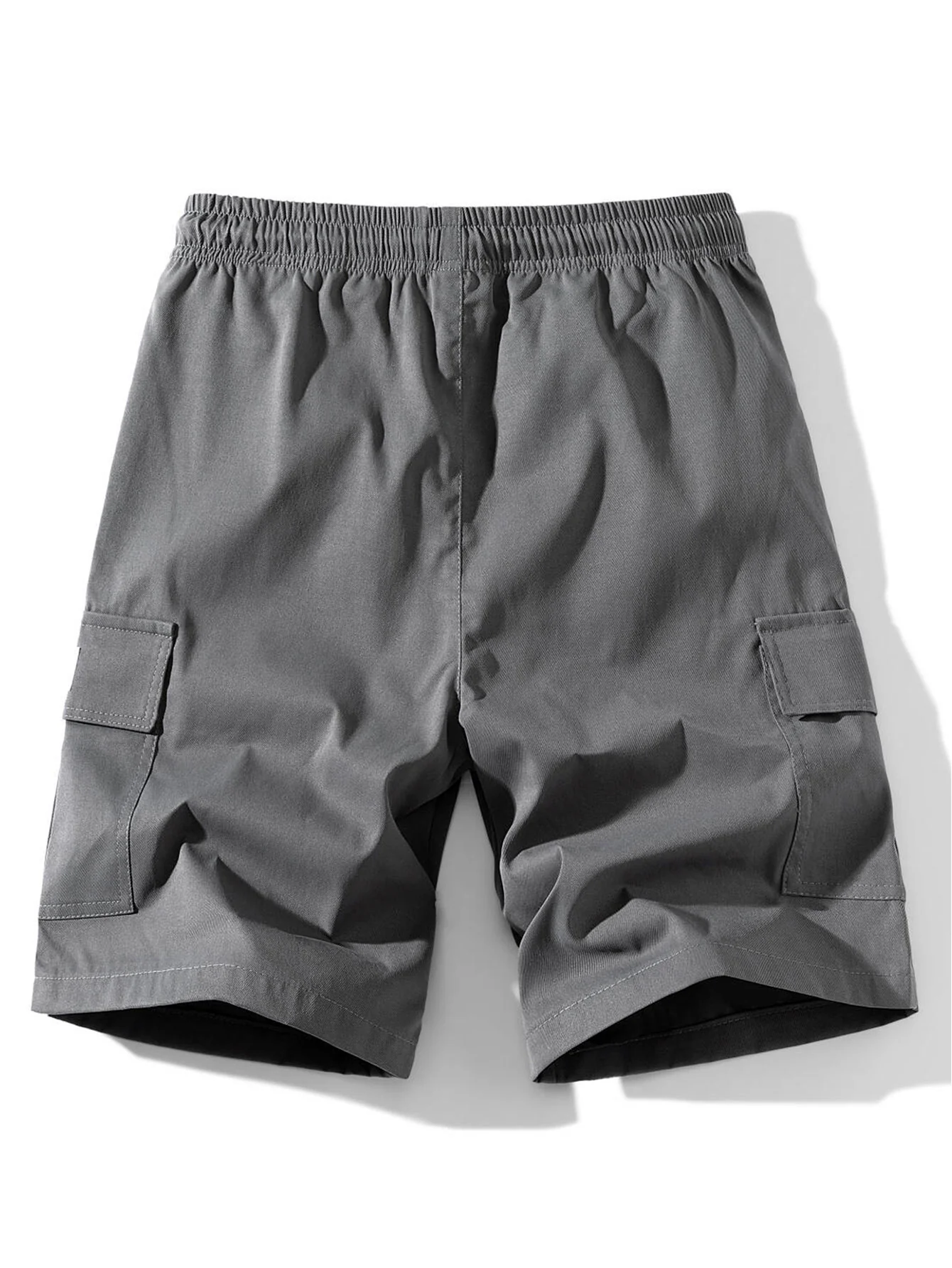 3 Stücke einfarbige Cargo-Shorts mit Kordelzug - Image 8