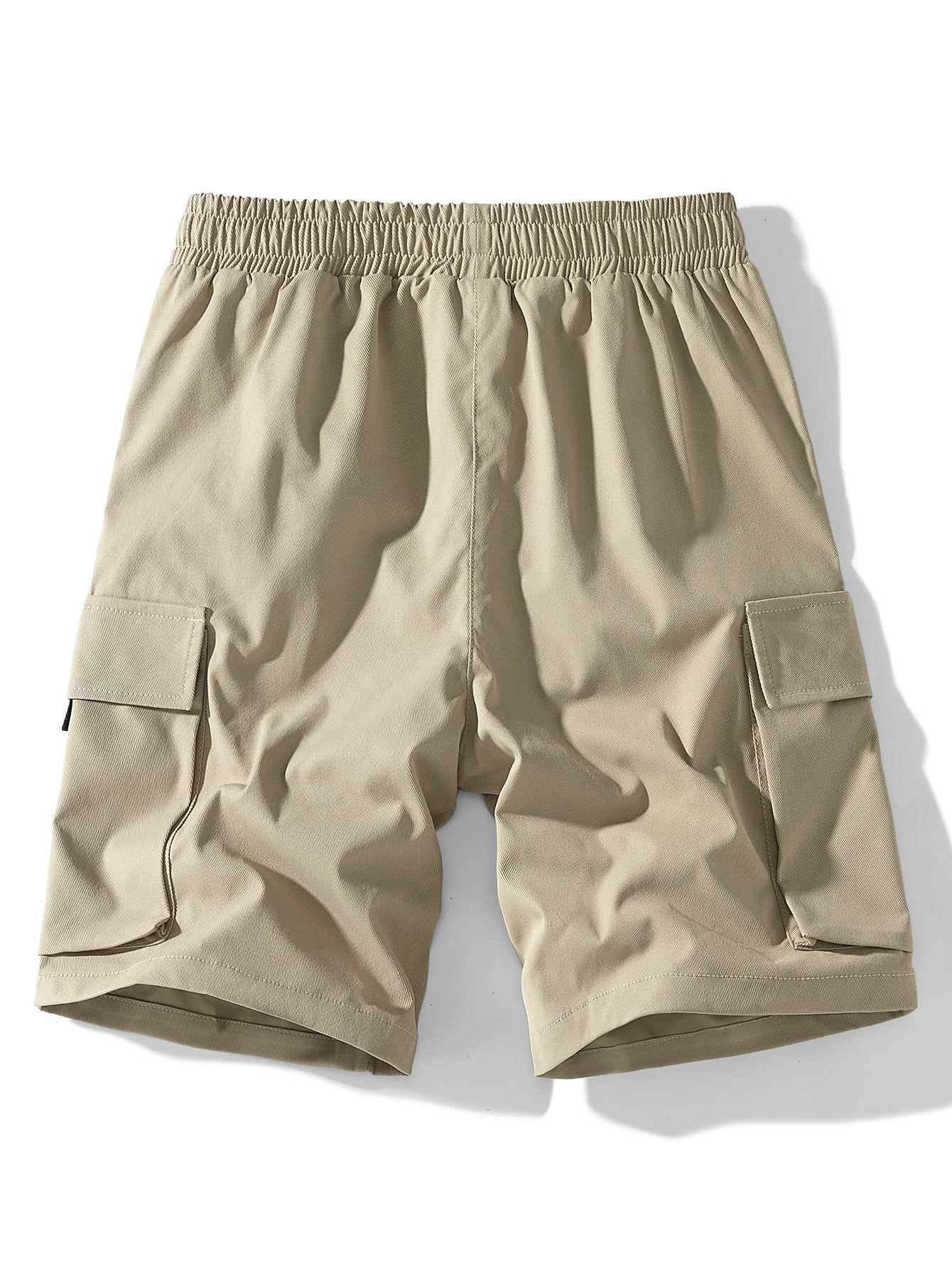 3 Stücke einfarbige Cargo Shorts mit Kordelzug - Image 4