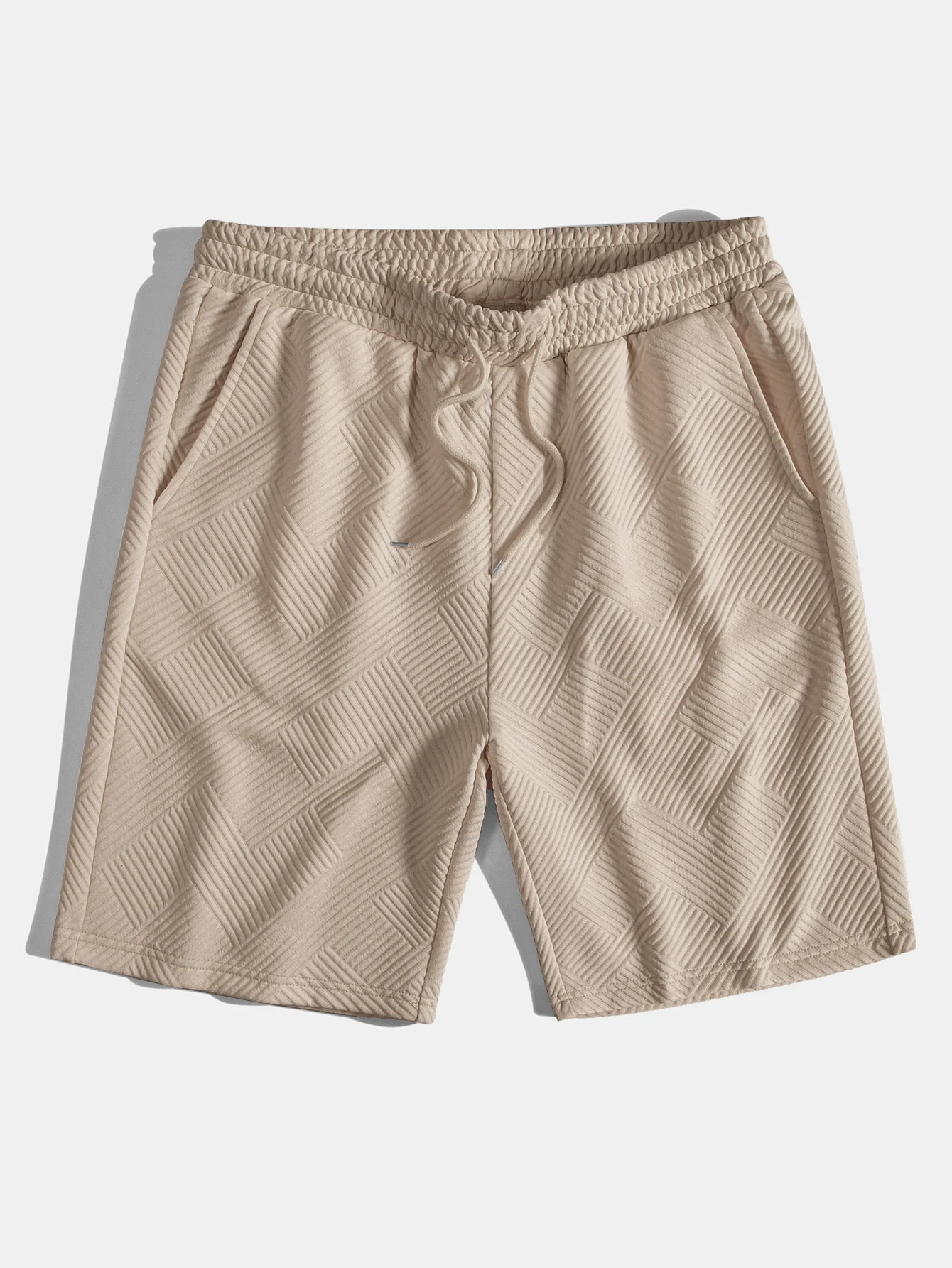 Gestreifte Jacquard Drawstring Shorts - Image 3