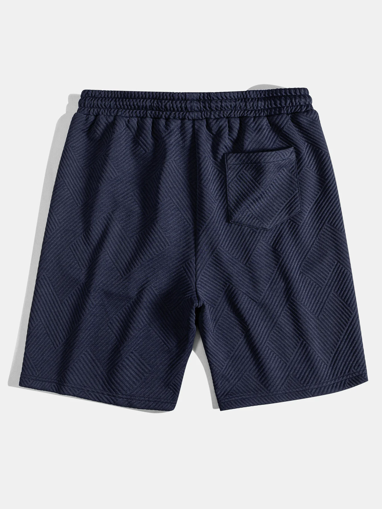 Gestreifte Jacquard Drawstring Shorts - Image 6