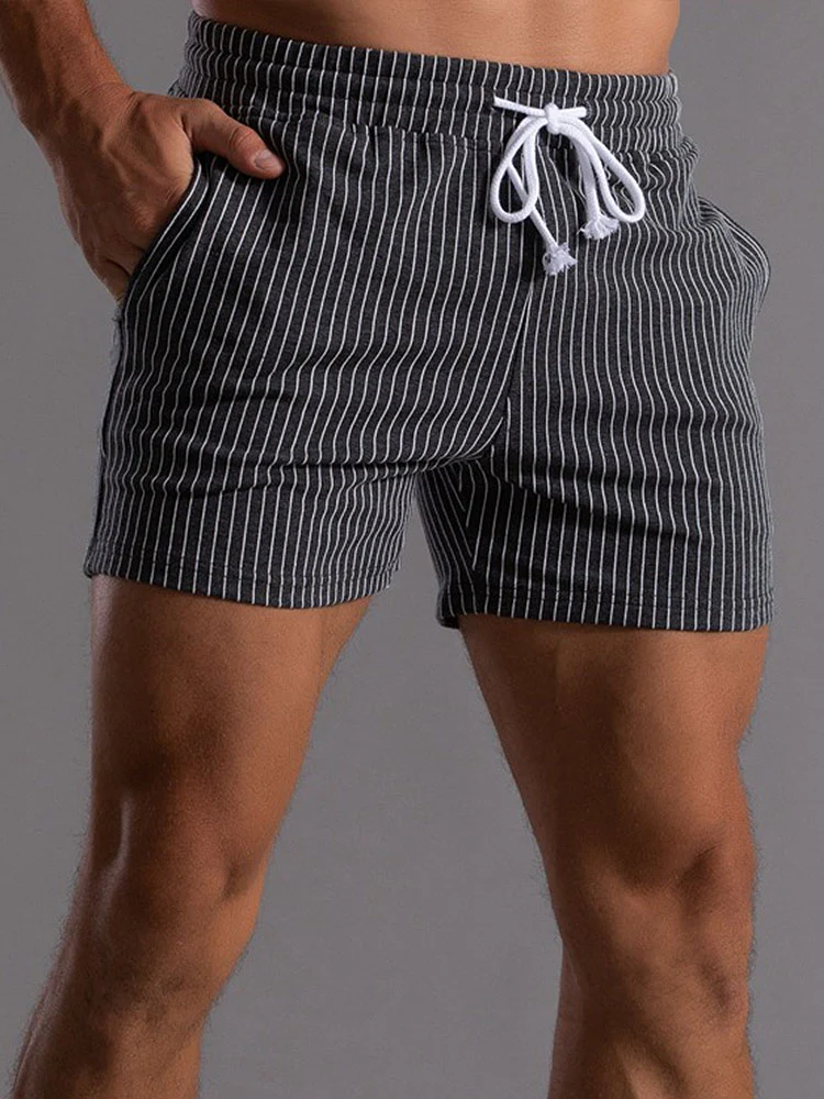 3-teiliges gestreiftes Jersey 3" Shorts - Image 12