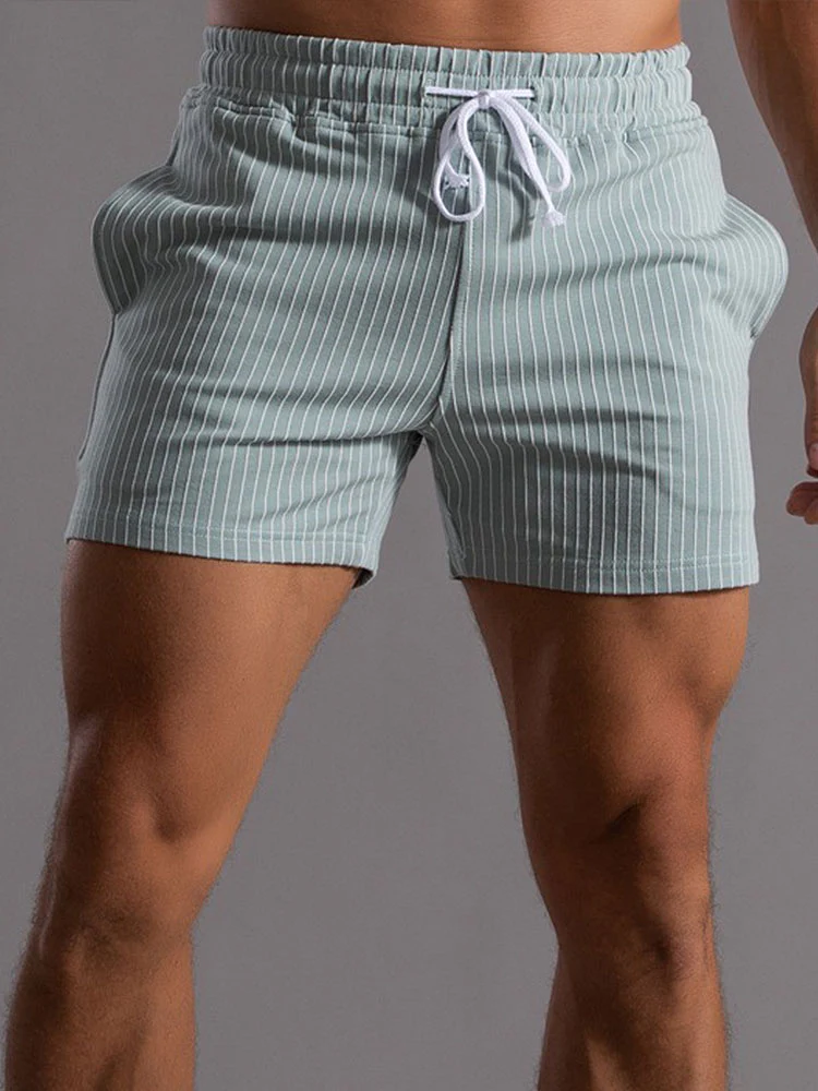 3-teiliges gestreiftes Jersey 3" Shorts - Image 15
