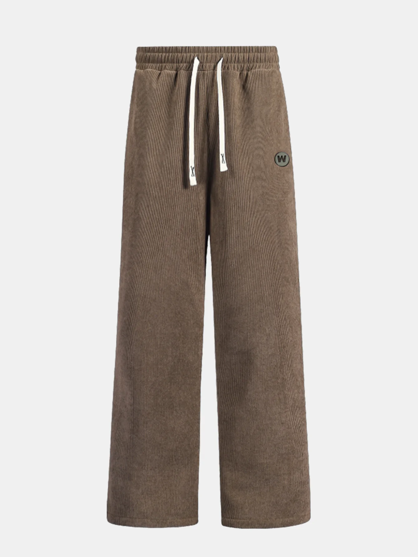 Teddy Fleece Lined Straight Leg Corduroy Pants - Image 2