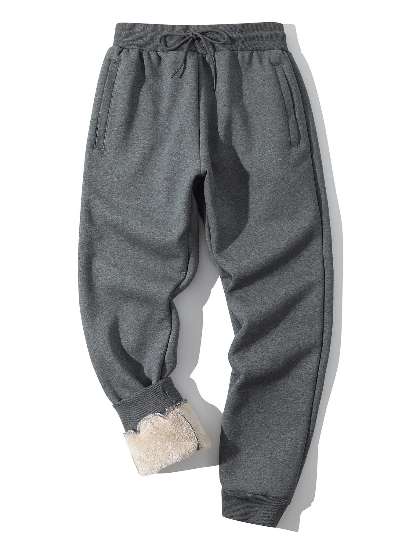 3 Pieces Teddy Lined Jogger Pants - Image 3