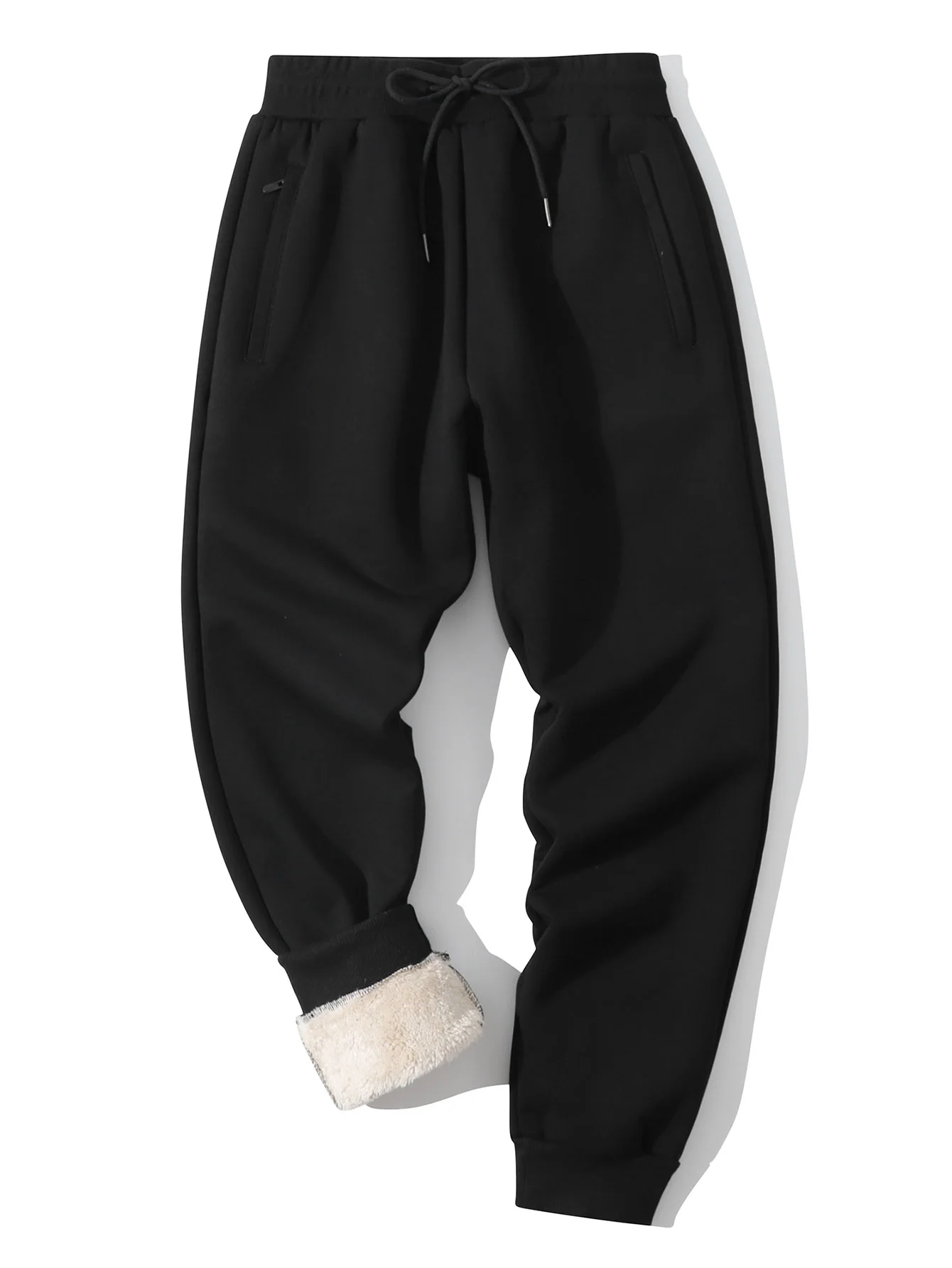 3 Pieces Teddy Lined Jogger Pants - Image 5