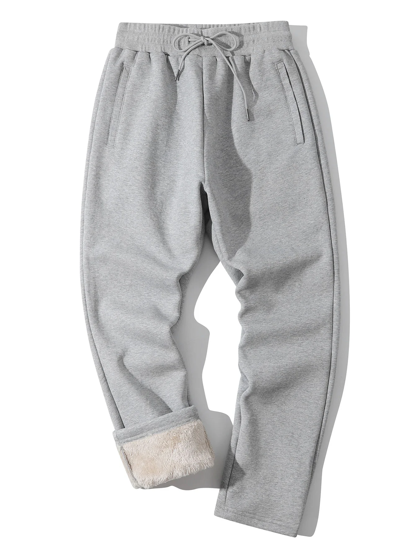3 Pieces Teddy Lined Straight Leg Pants - Image 7