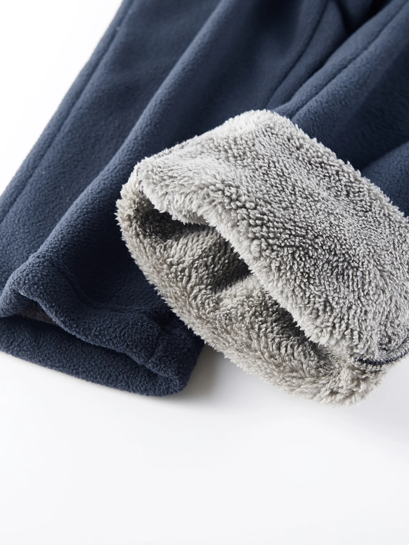 3 Pieces Teddy Lined Straight Leg Polar Fleece Pants - Image 16