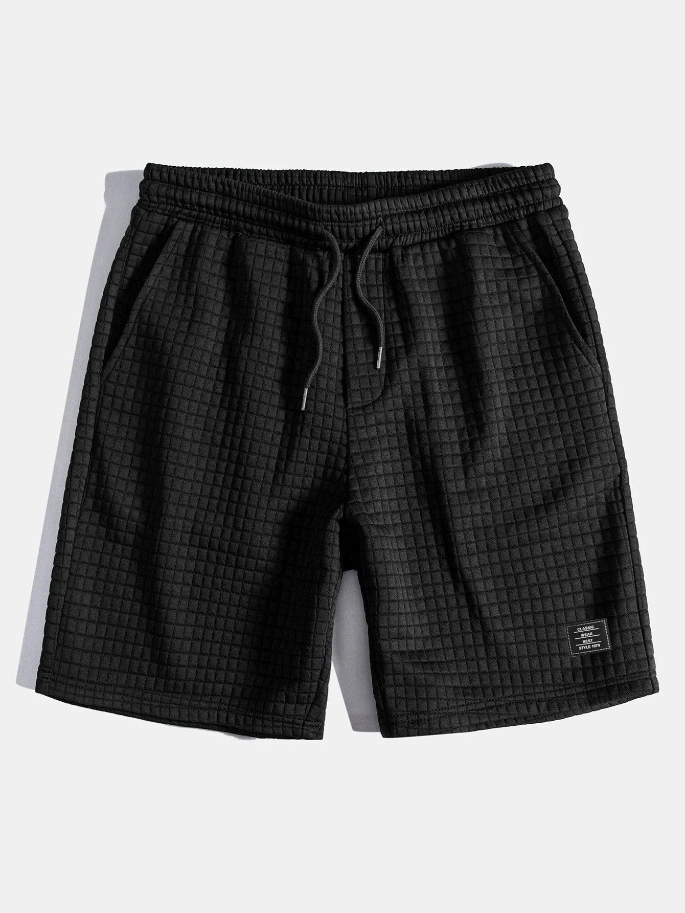 3 Stück Waffel Kordelzug Shorts - Image 2