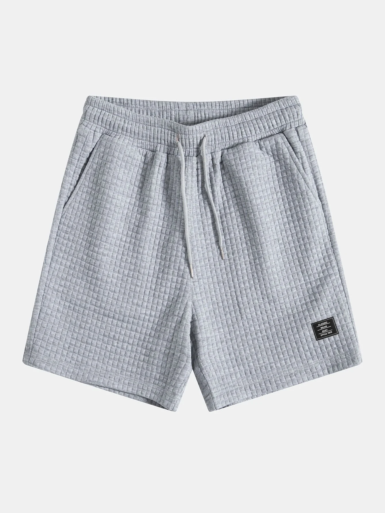 3 Stück Waffel Kordelzug Shorts - Image 4