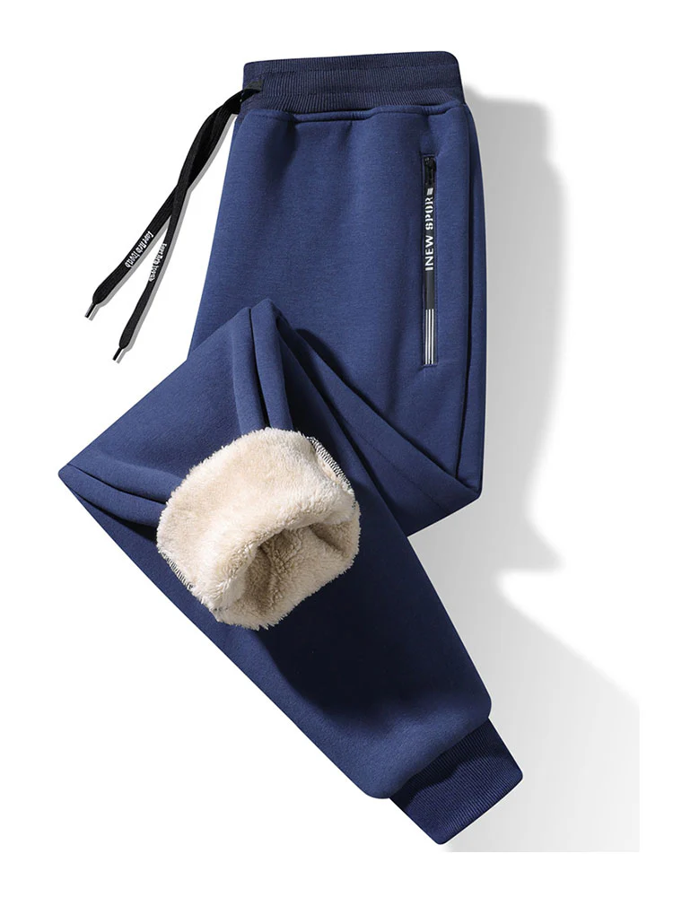Warm Fleece-Lined Jogger Pants - Image 2