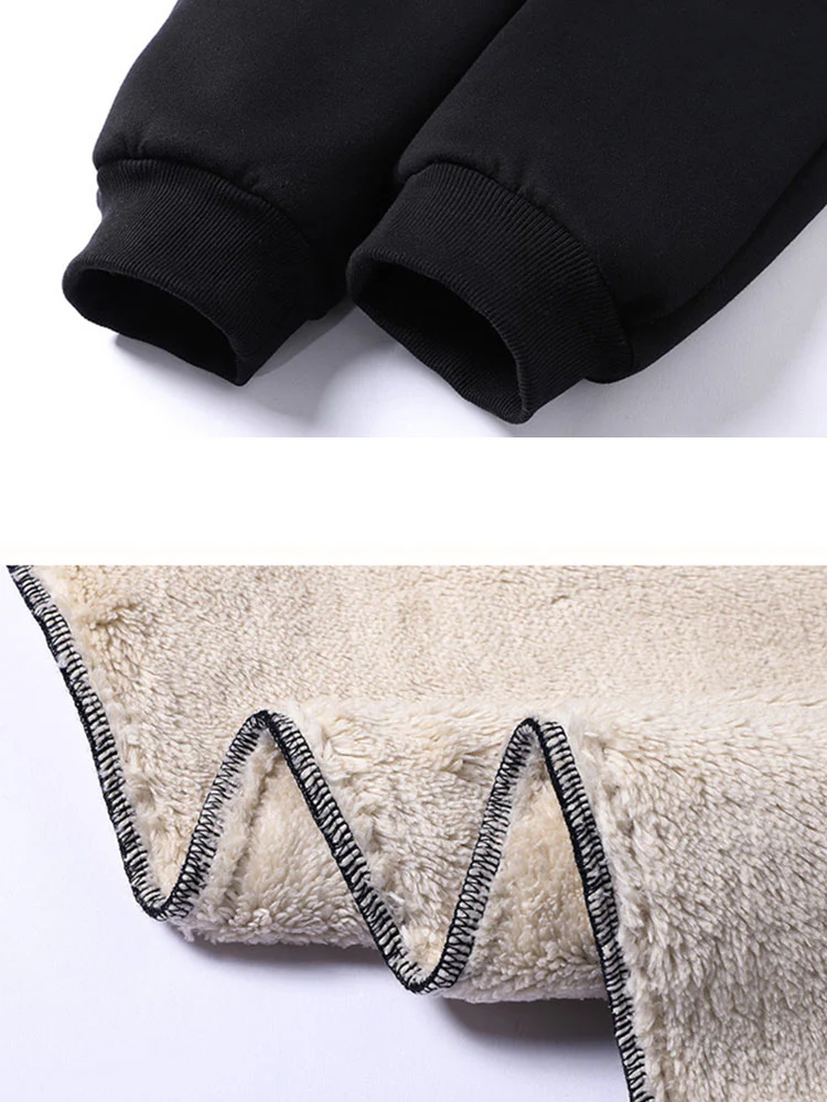 Warm Fleece-Lined Jogger Pants - Image 5