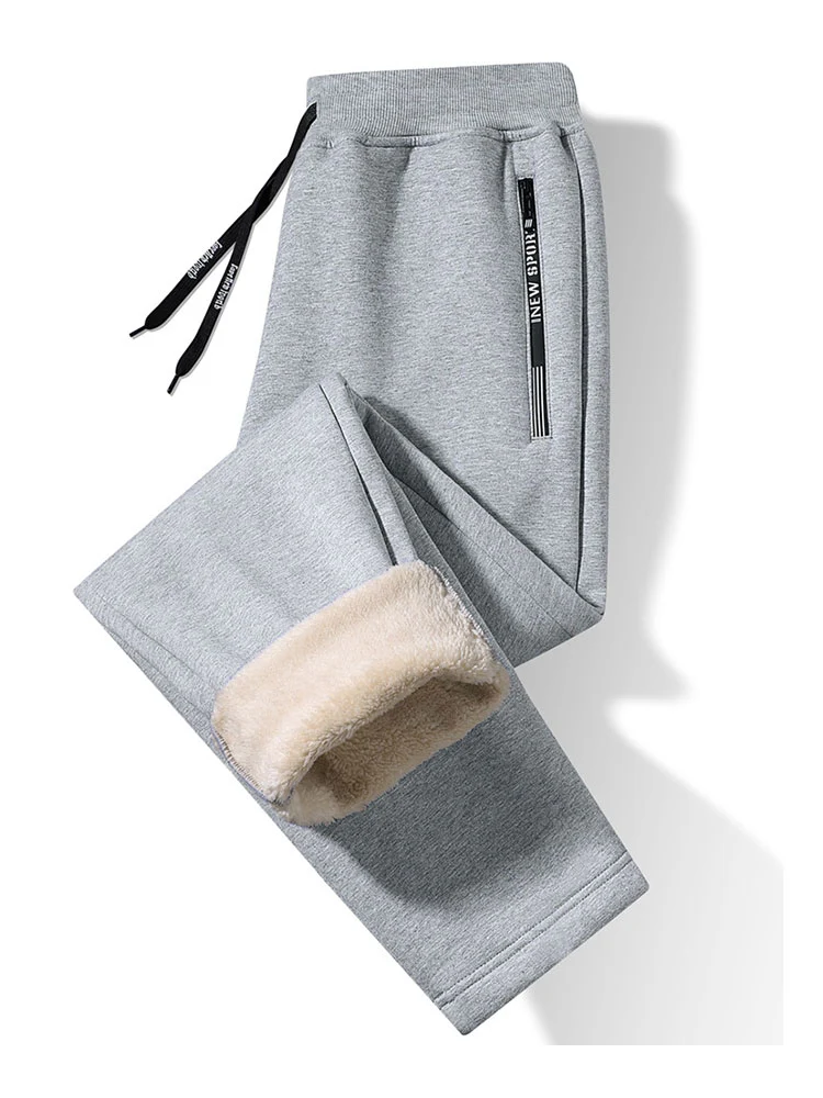 Warm Fleece-Lined Straight Leg Pants - Image 2