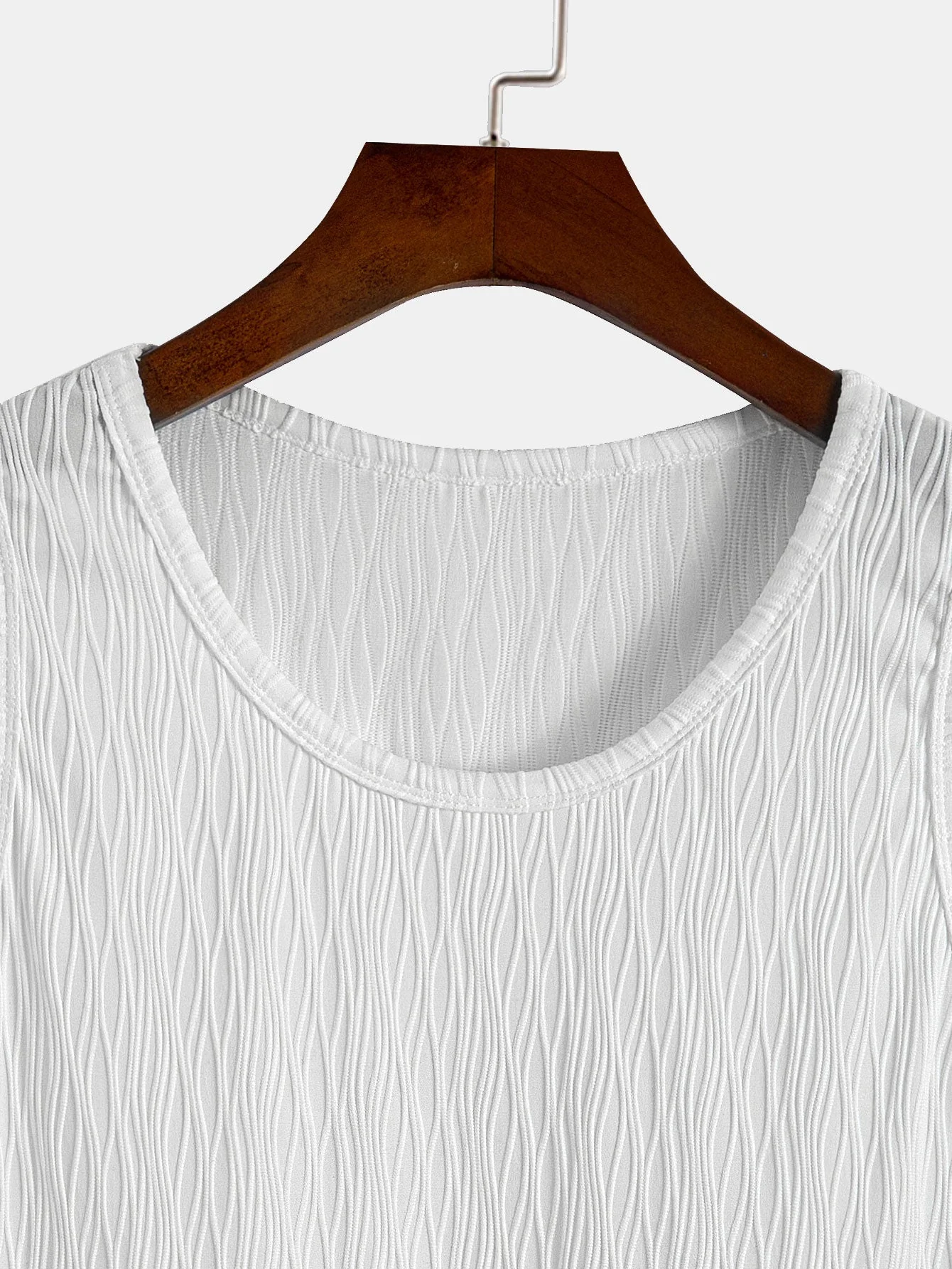 3 Stück Wellen-Jacquard-Struktur-Top - Image 7