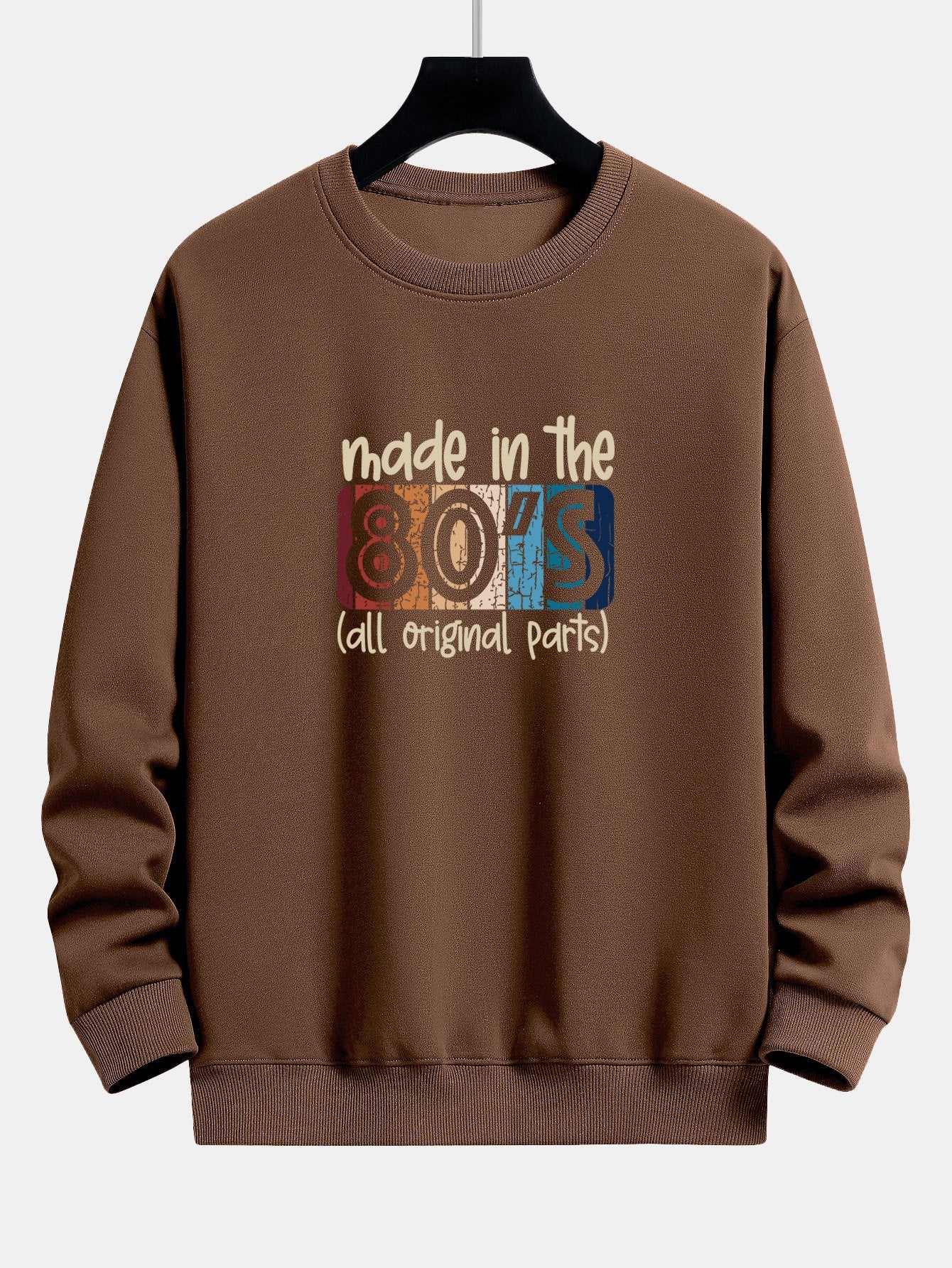 80er Jahre Slogan Druck Relaxed Fit Sweatshirt - Image 3