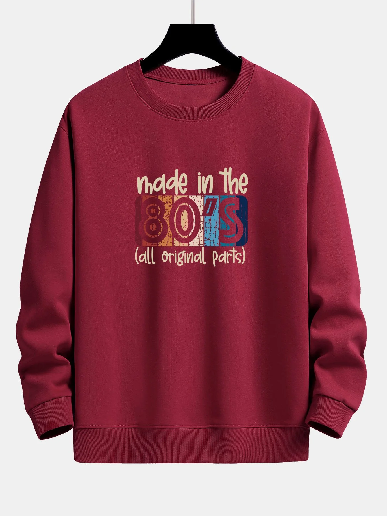 80er Jahre Slogan Druck Relaxed Fit Sweatshirt - Image 4