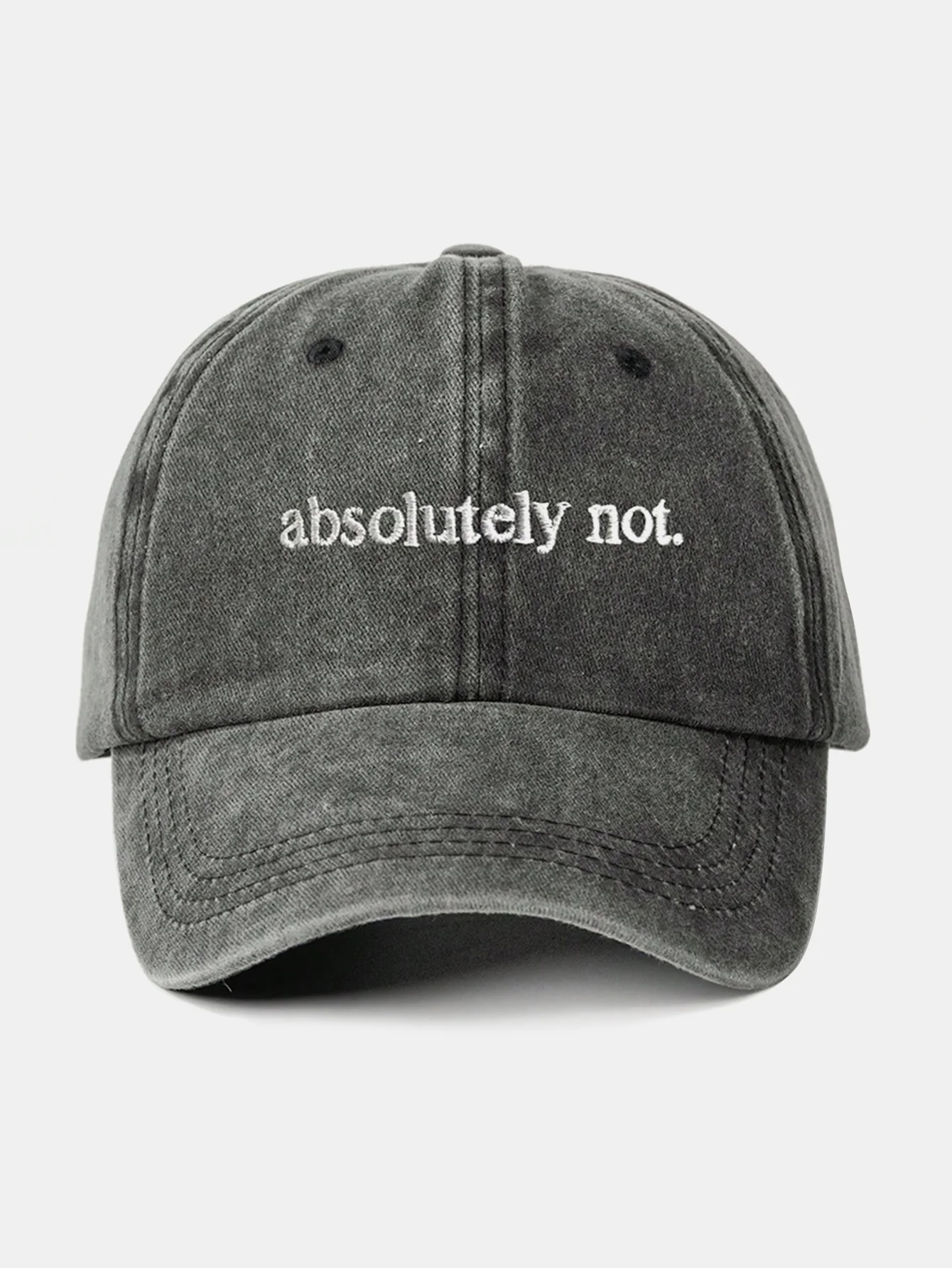 Absolut kein besticktes gewaschenes Baseballcap