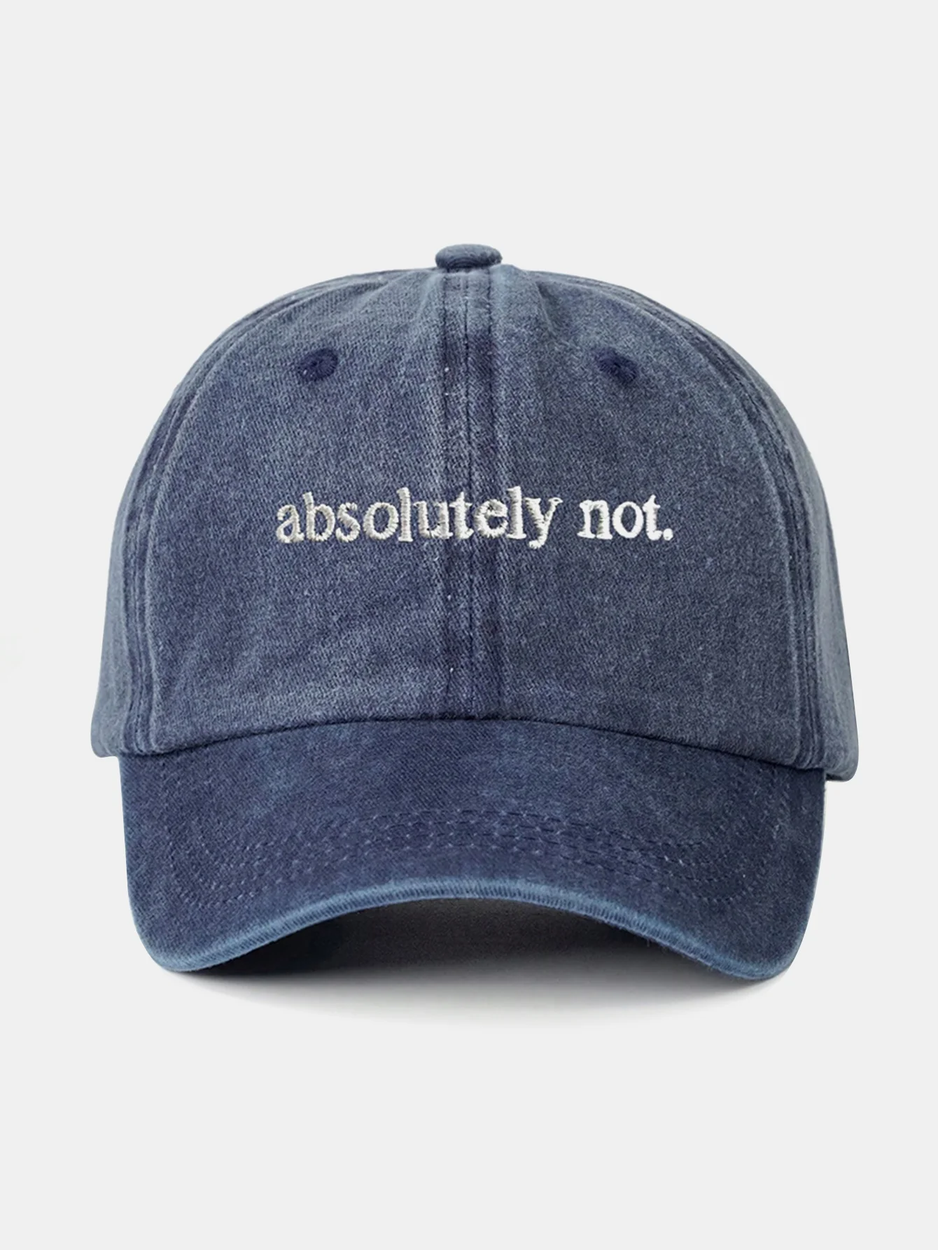 Absolut kein besticktes gewaschenes Baseballcap - Image 2