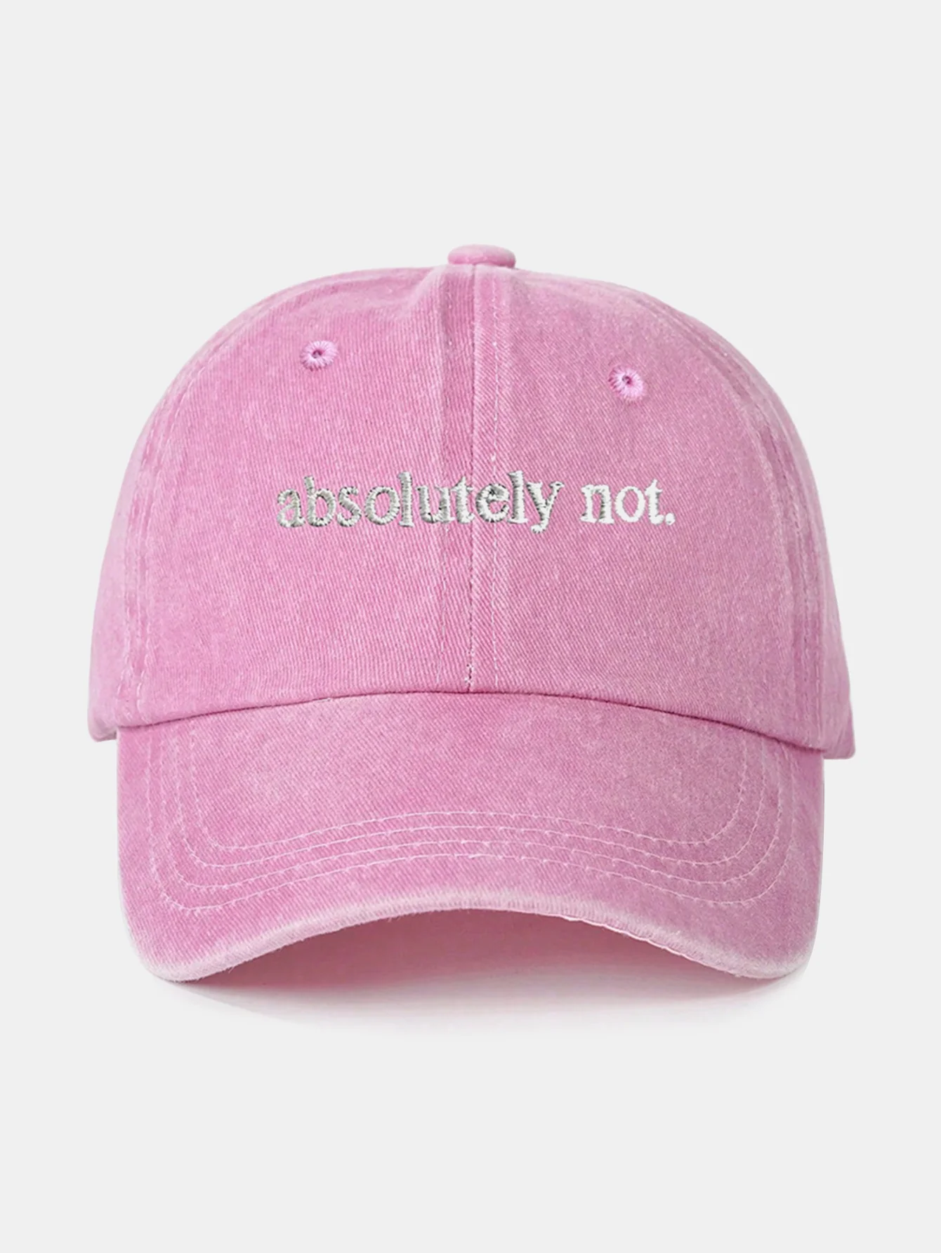 Absolut kein besticktes gewaschenes Baseballcap - Image 3