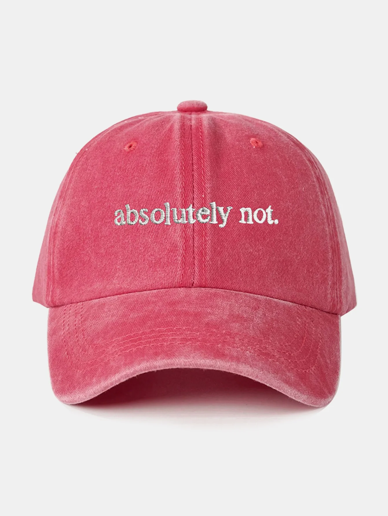 Absolut kein besticktes gewaschenes Baseballcap - Image 4