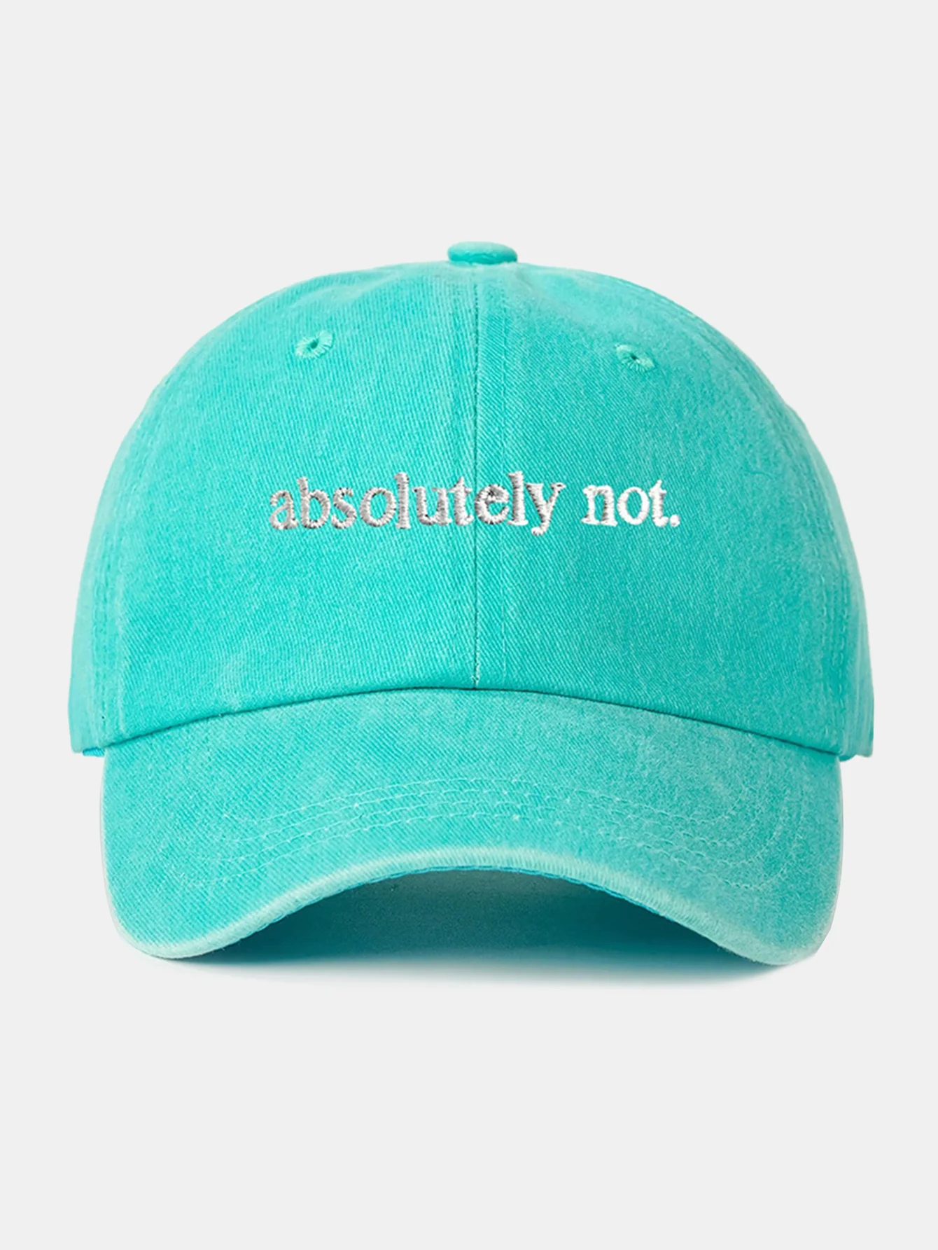 Absolut kein besticktes gewaschenes Baseballcap - Image 5