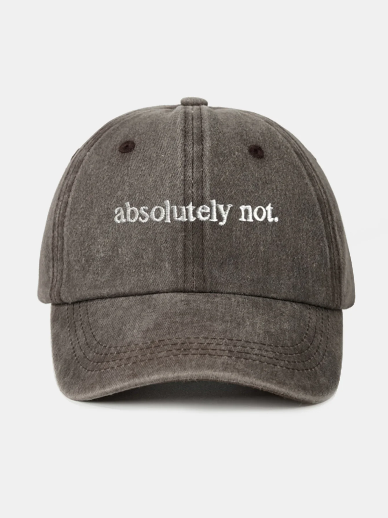 Absolut kein besticktes gewaschenes Baseballcap - Image 9