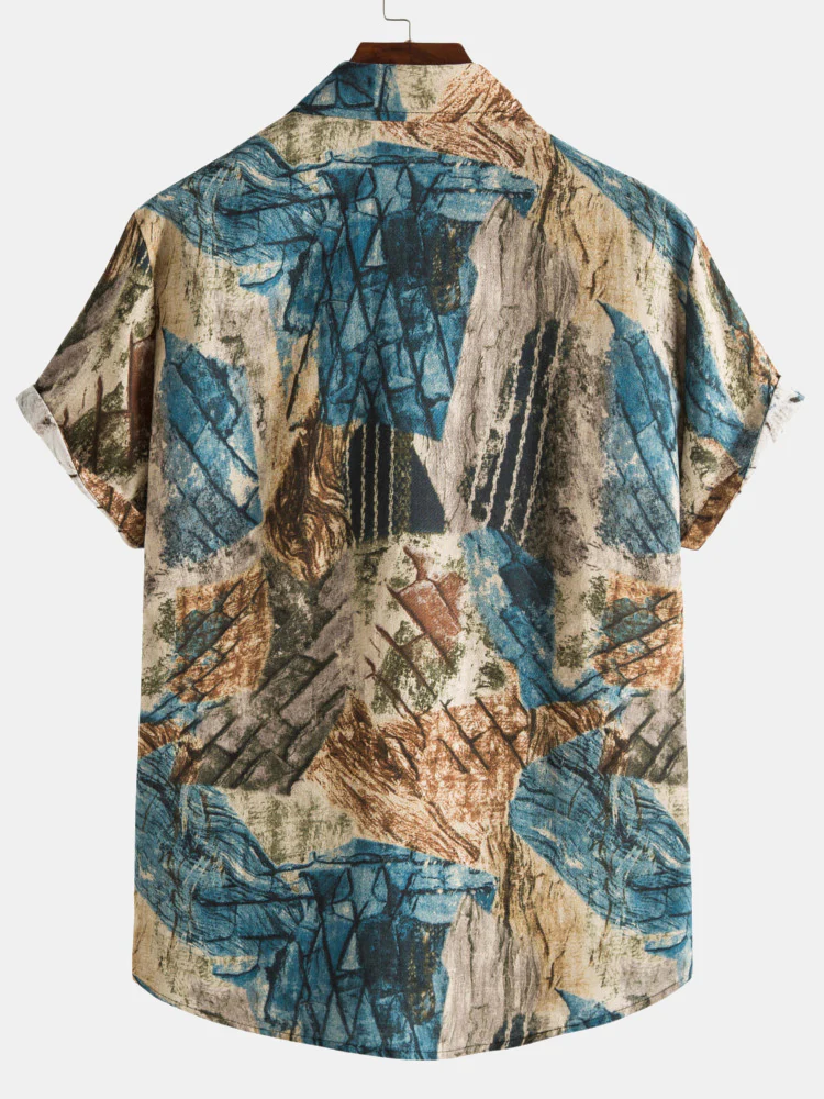 Abstrakte Graffiti Baumwollshirts - Image 2
