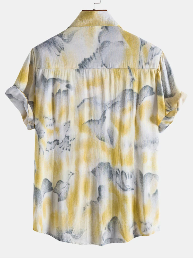 Abstrakte Tinten Druckshirts - Image 4