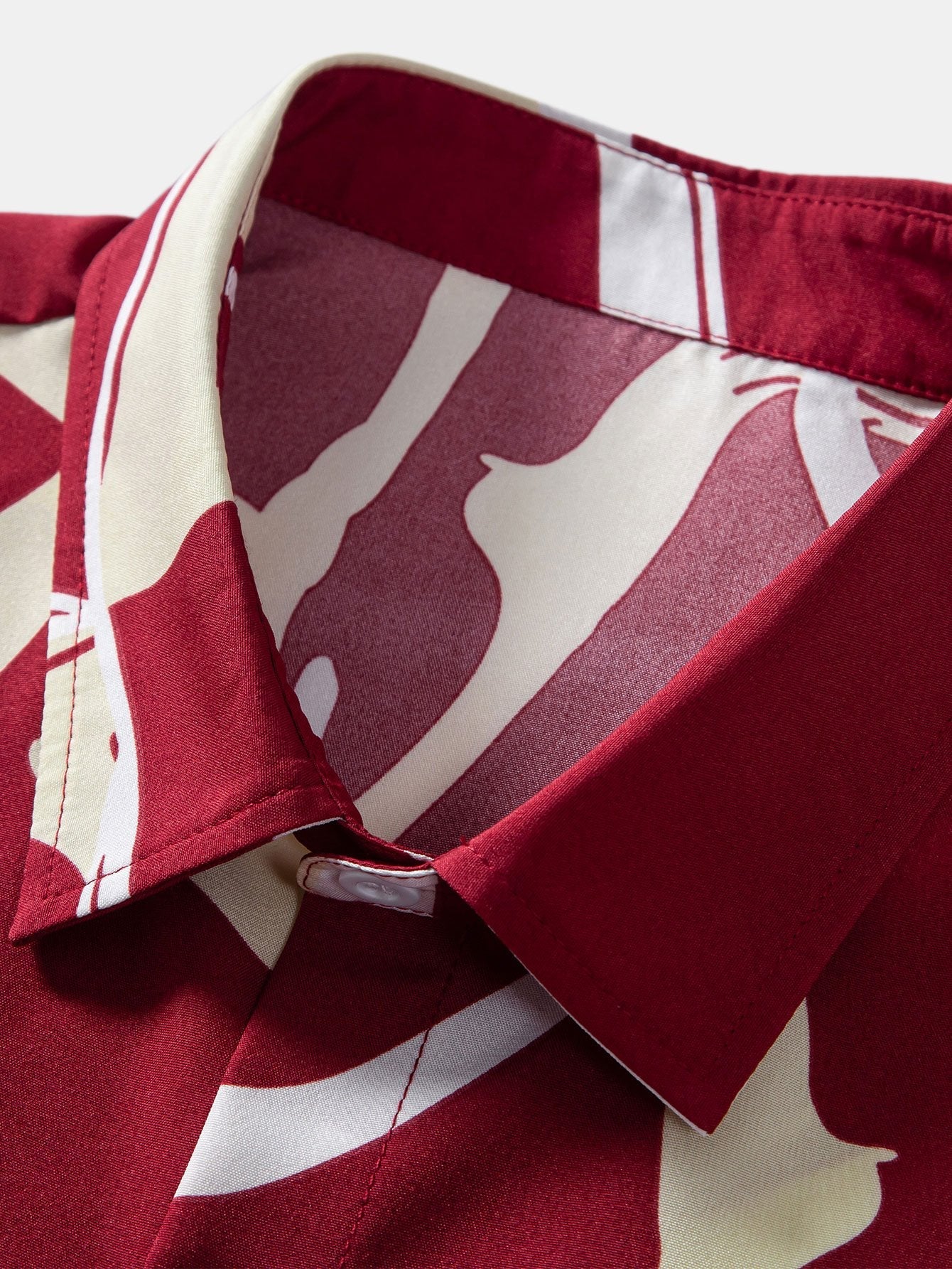Abstrakte Druck Hemd mit Knopfleiste & Badehose - Image 19