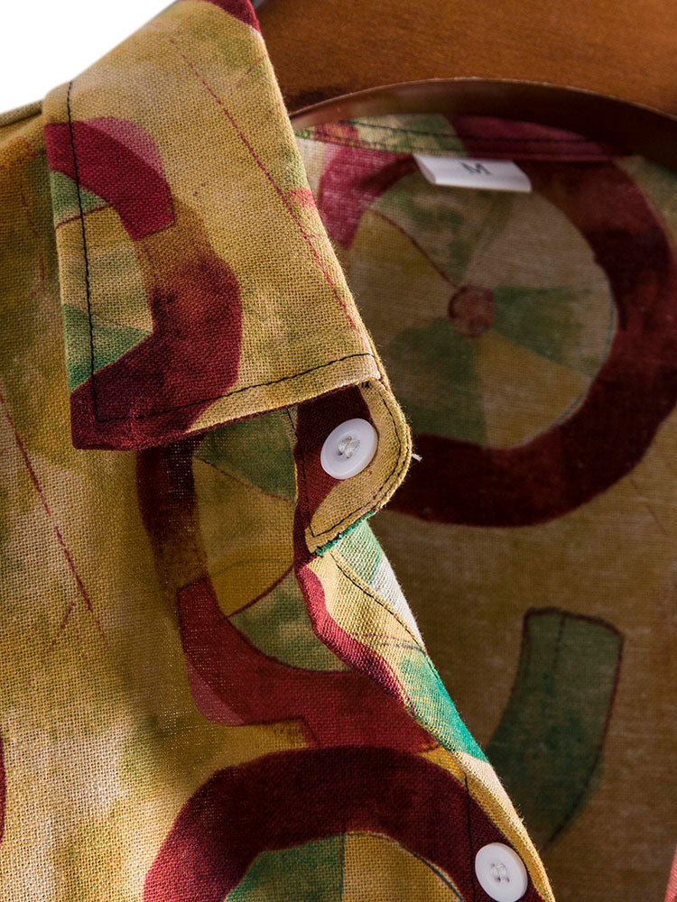 Abstraktes Druckhemd - Image 3